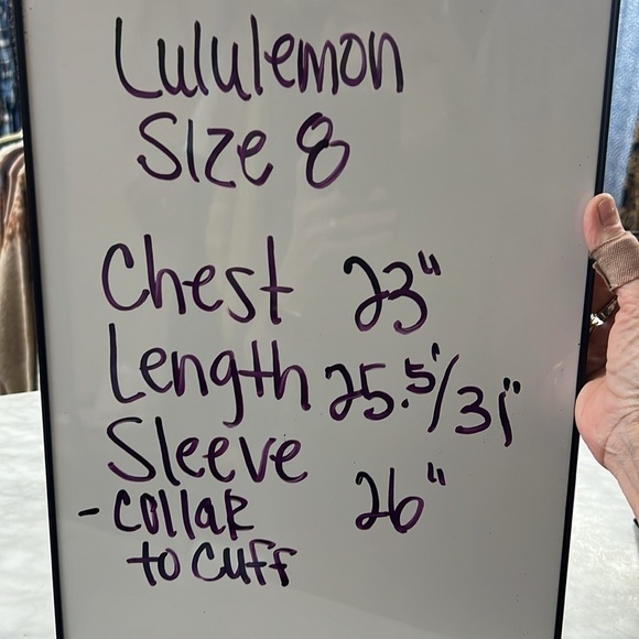 Lululemon Warmth Restore Long Sleeve Turtleneck Pullover Size 8 in Smokey Topaz - Picture 6 of 14